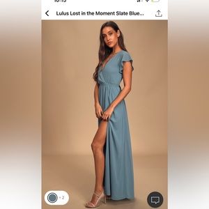 Lulus maxi dress size Large